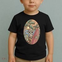 Skeleton Vacation Toddler T-Shirt thumb 2