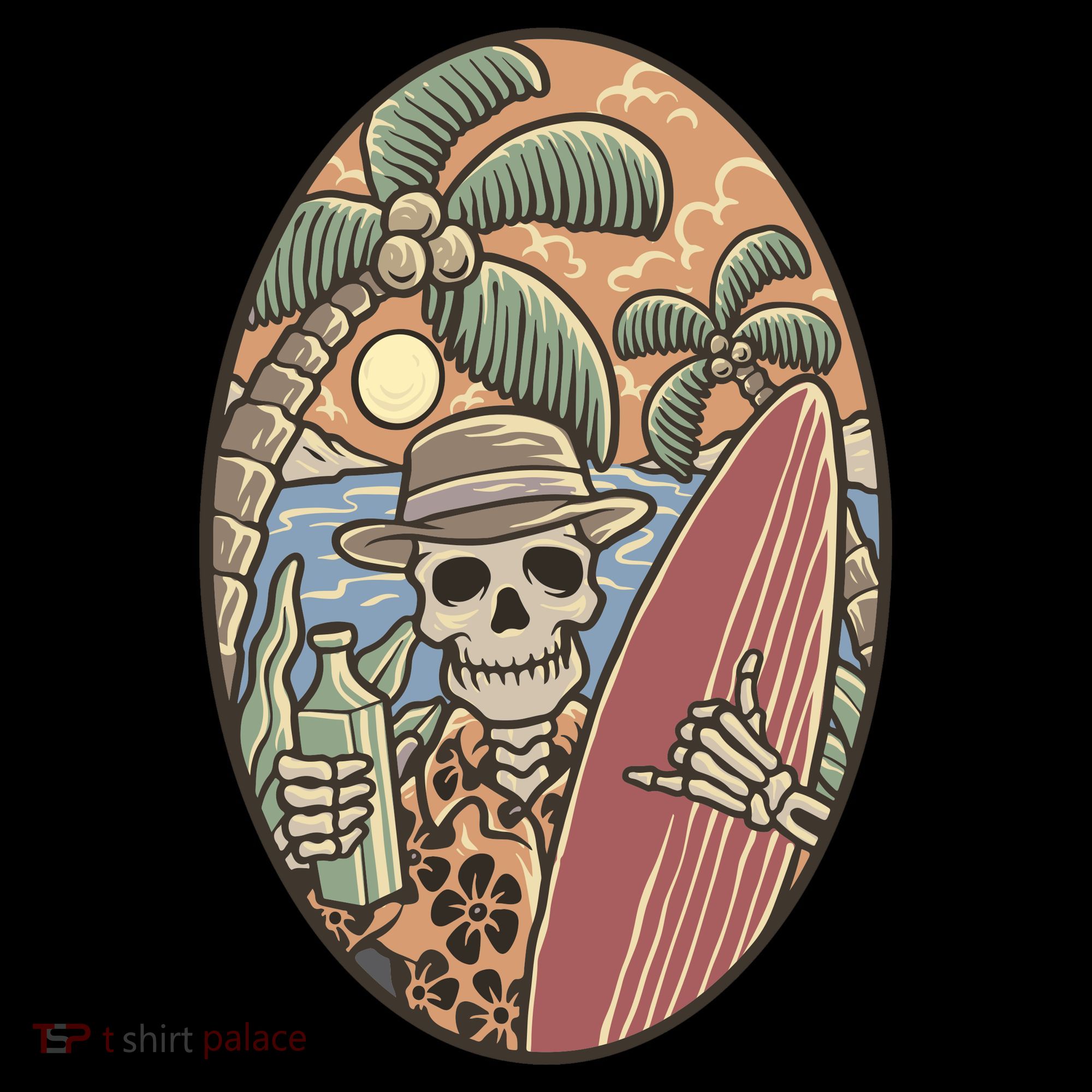 Skeleton Vacation Toddler T-Shirt