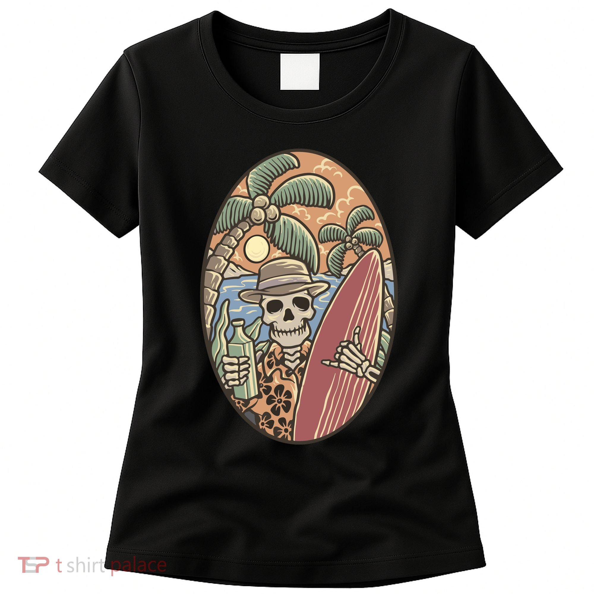 Skeleton Vacation Women's T-Shirt
