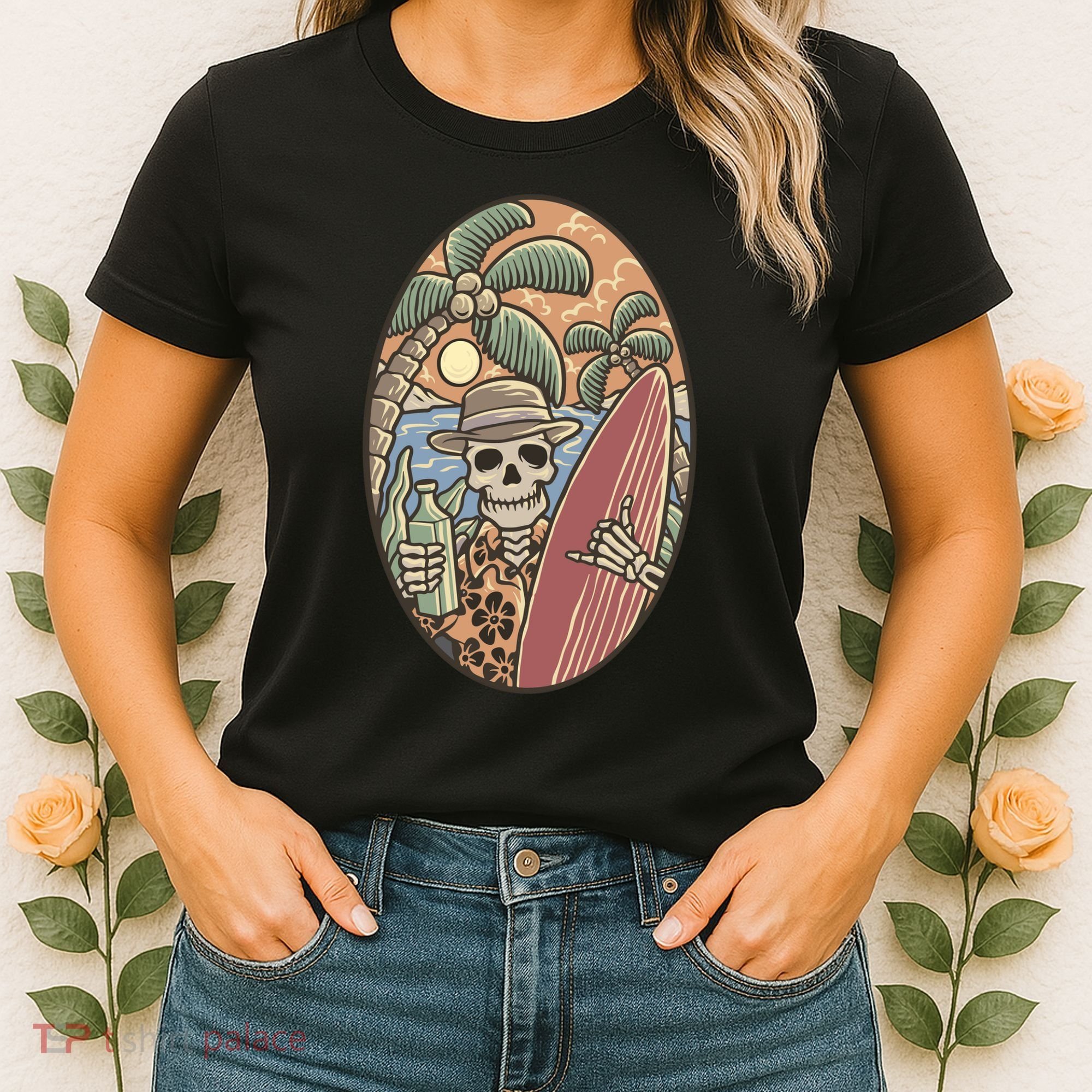 Skeleton Vacation Women's T-Shirt