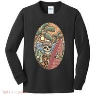 Skeleton Vacation Kids Long Sleeve Shirt thumb 0