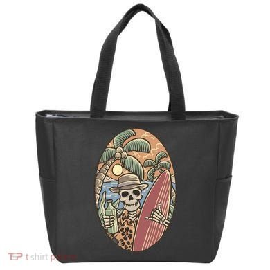 Skeleton Vacation Tote Bag