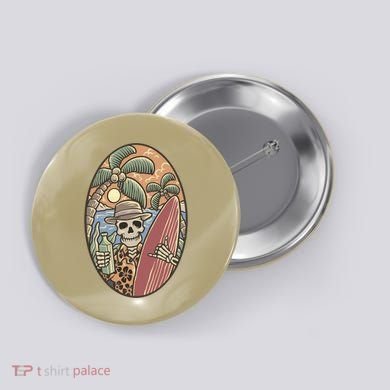 Skeleton Vacation Button