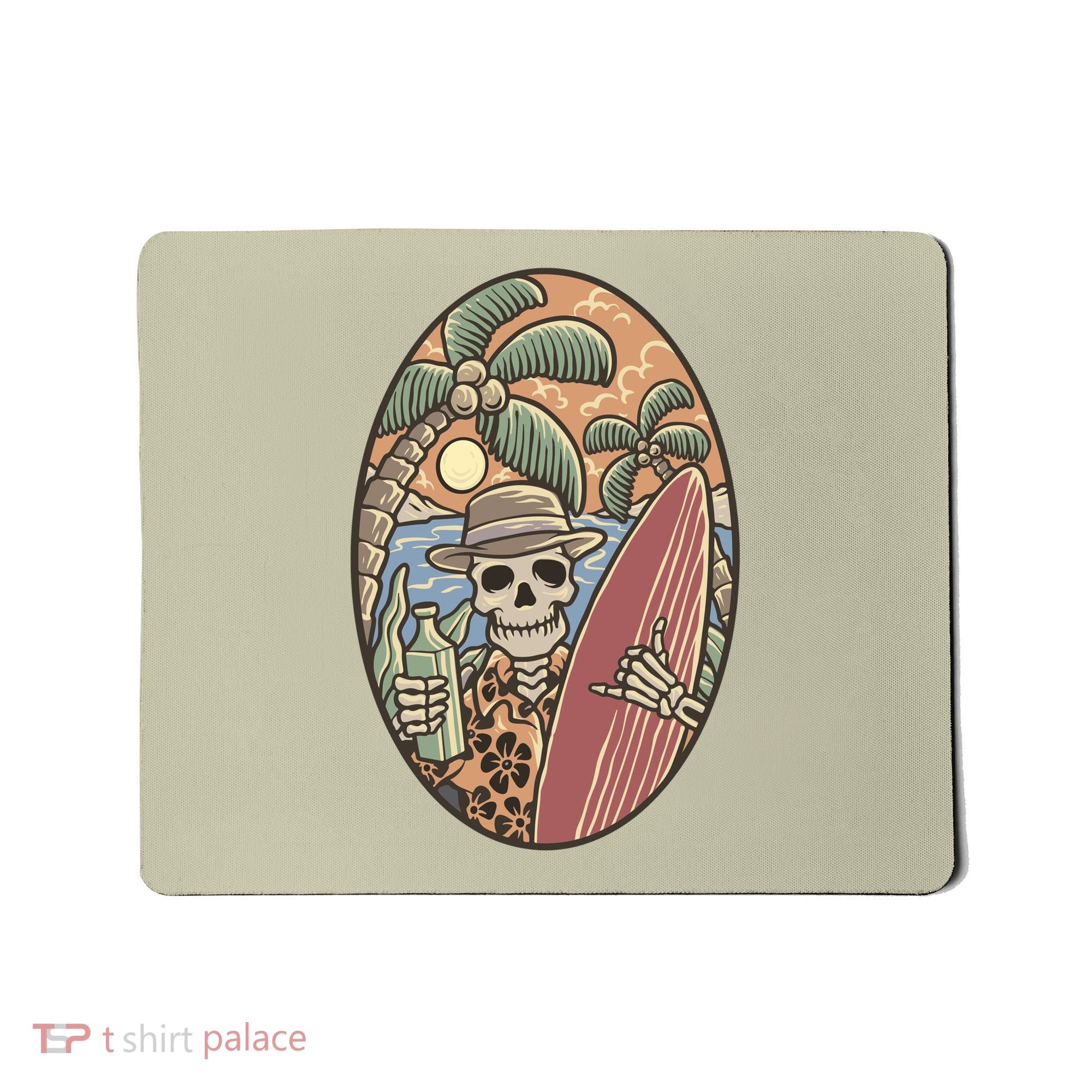 Skeleton Vacation Mousepad
