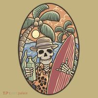 Skeleton Vacation Kids T-Shirt thumb 2