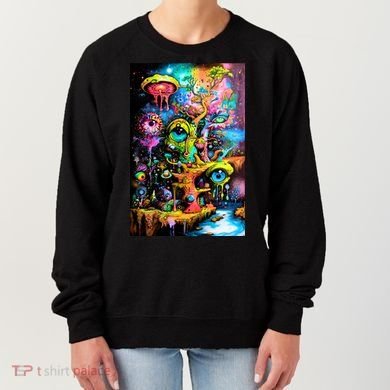 Surreal Vision: A Psychedelic Dreamscape Women's Sweatshirt