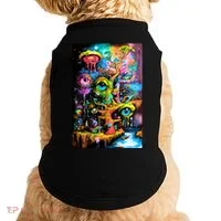 Surreal Vision: A Psychedelic Dreamscape Doggie Tank thumb 0