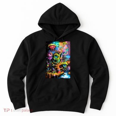 Surreal Vision: A Psychedelic Dreamscape Hoodie