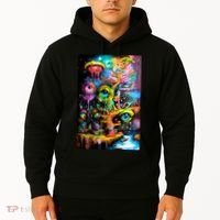 Surreal Vision: A Psychedelic Dreamscape Hoodie thumb 2