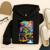 Surreal Vision: A Psychedelic Dreamscape Hoodie thumb 4