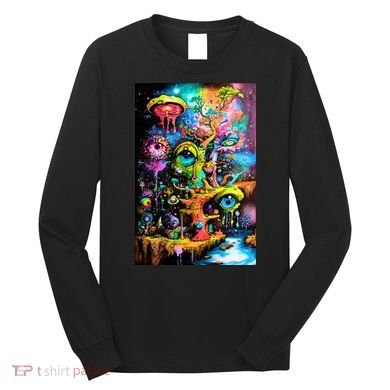 Surreal Vision: A Psychedelic Dreamscape Long Sleeve Shirt