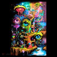 Surreal Vision: A Psychedelic Dreamscape Long Sleeve Shirt thumb 2
