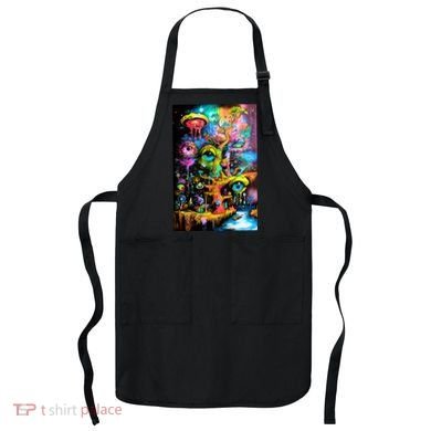 Surreal Vision: A Psychedelic Dreamscape Apron