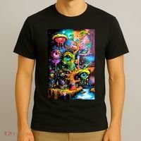 Surreal Vision: A Psychedelic Dreamscape T-Shirt thumb 3