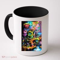 Surreal Vision: A Psychedelic Dreamscape Coffee Mug thumb 0