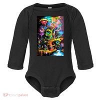 Surreal Vision: A Psychedelic Dreamscape Baby Long Sleeve Bodysuit thumb 0