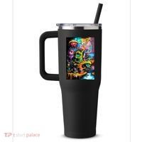Surreal Vision: A Psychedelic Dreamscape 40oz Vacuum Insulated Stainless Steel Travel Tumbler thumb 2