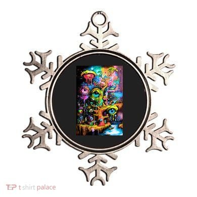Surreal Vision: A Psychedelic Dreamscape Ornament