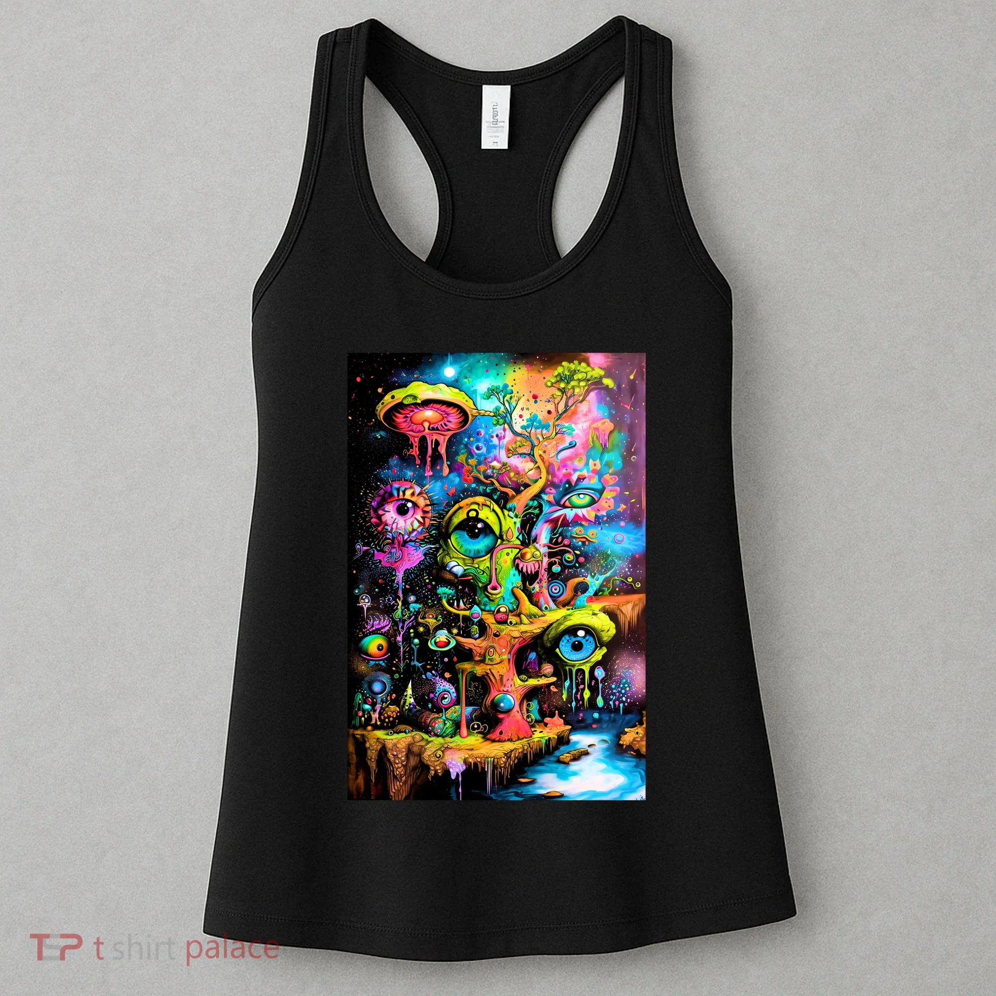 Surreal Vision: A Psychedelic Dreamscape Women's Tank Top