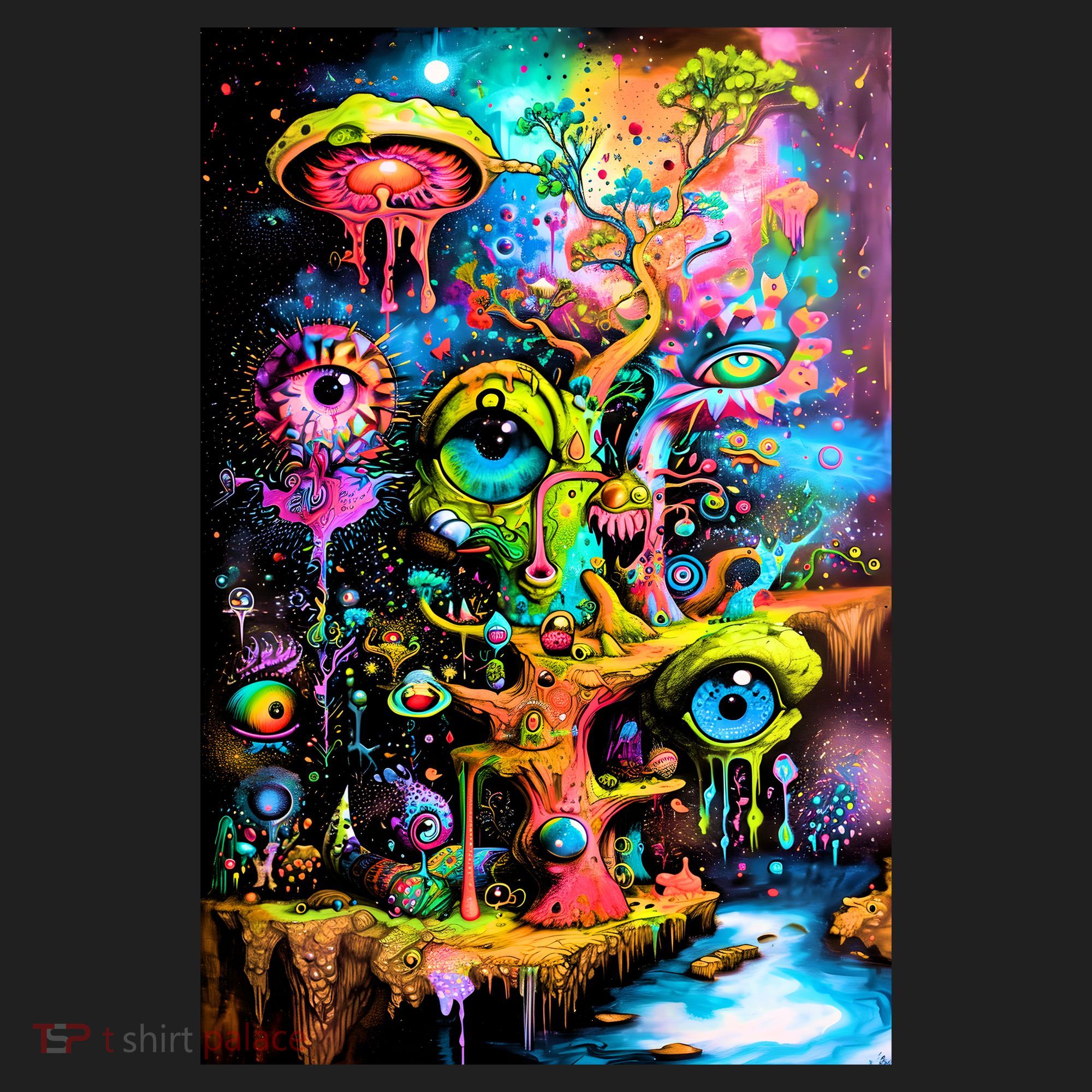 Surreal Vision: A Psychedelic Dreamscape Hat