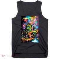 Surreal Vision: A Psychedelic Dreamscape Tank Top thumb 0