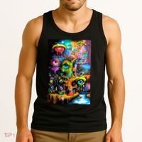 Surreal Vision: A Psychedelic Dreamscape Tank Top thumb 3