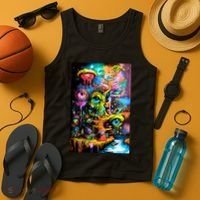 Surreal Vision: A Psychedelic Dreamscape Tank Top thumb 4