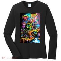 Surreal Vision: A Psychedelic Dreamscape Women's Long Sleeve Shirt thumb 0
