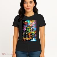 Surreal Vision: A Psychedelic Dreamscape Women's T-Shirt thumb 4