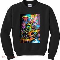 Surreal Vision: A Psychedelic Dreamscape Kids Sweatshirt thumb 0