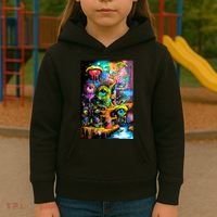 Surreal Vision: A Psychedelic Dreamscape Kids Hoodie thumb 3