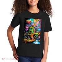 Surreal Vision: A Psychedelic Dreamscape Kids T-Shirt thumb 2