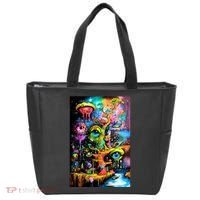 Surreal Vision: A Psychedelic Dreamscape Tote Bag thumb 0