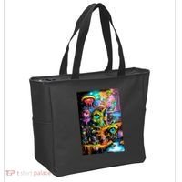Surreal Vision: A Psychedelic Dreamscape Tote Bag thumb 2