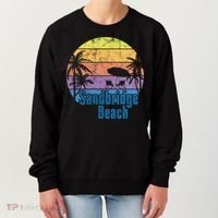 Sandbridge Virginia Beach Retro Sunset Family Beach Vacation Gift Women's Sweatshirt thumb 0