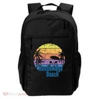 Sandbridge Virginia Beach Retro Sunset Family Beach Vacation Gift Backpack thumb 0