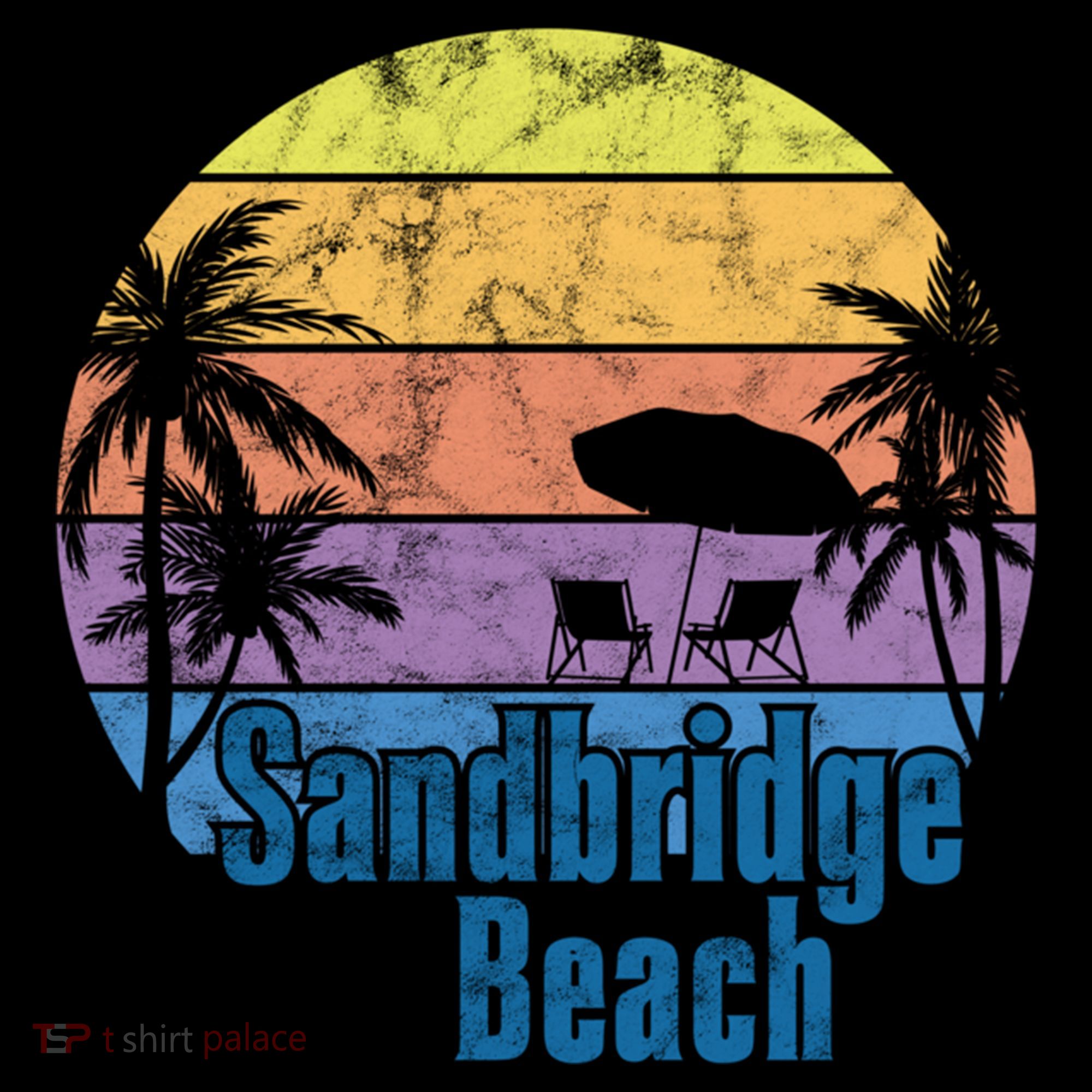 Sandbridge Virginia Beach Retro Sunset Family Beach Vacation Gift Coffee Mug