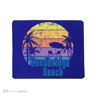 Sandbridge Virginia Beach Retro Sunset Family Beach Vacation Gift Mousepad