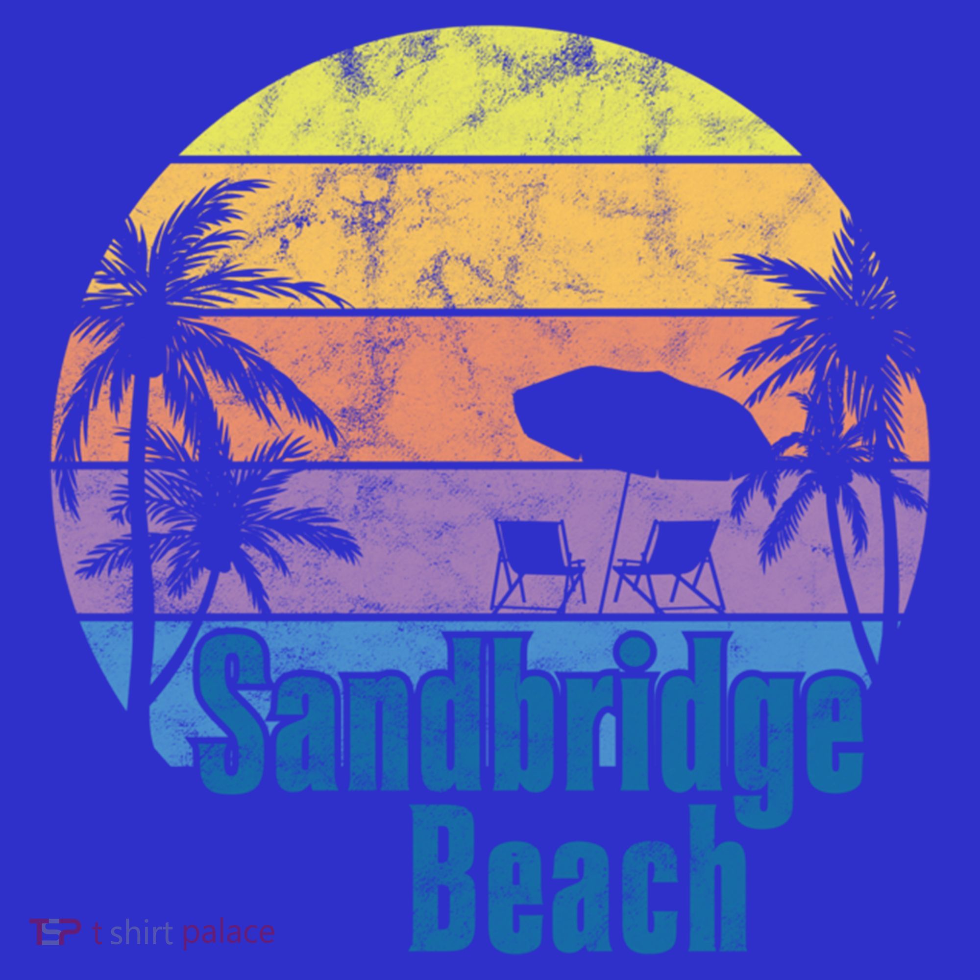 Sandbridge Virginia Beach Retro Sunset Family Beach Vacation Gift Mousepad