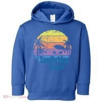 Sandbridge Virginia Beach Retro Sunset Family Beach Vacation Gift Toddler Hoodie thumb 0