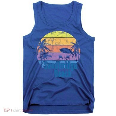 Sandbridge Virginia Beach Retro Sunset Family Beach Vacation Gift Tank Top