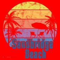 Sandbridge Virginia Beach Retro Sunset Family Beach Vacation Gift Santa Hat thumb 1