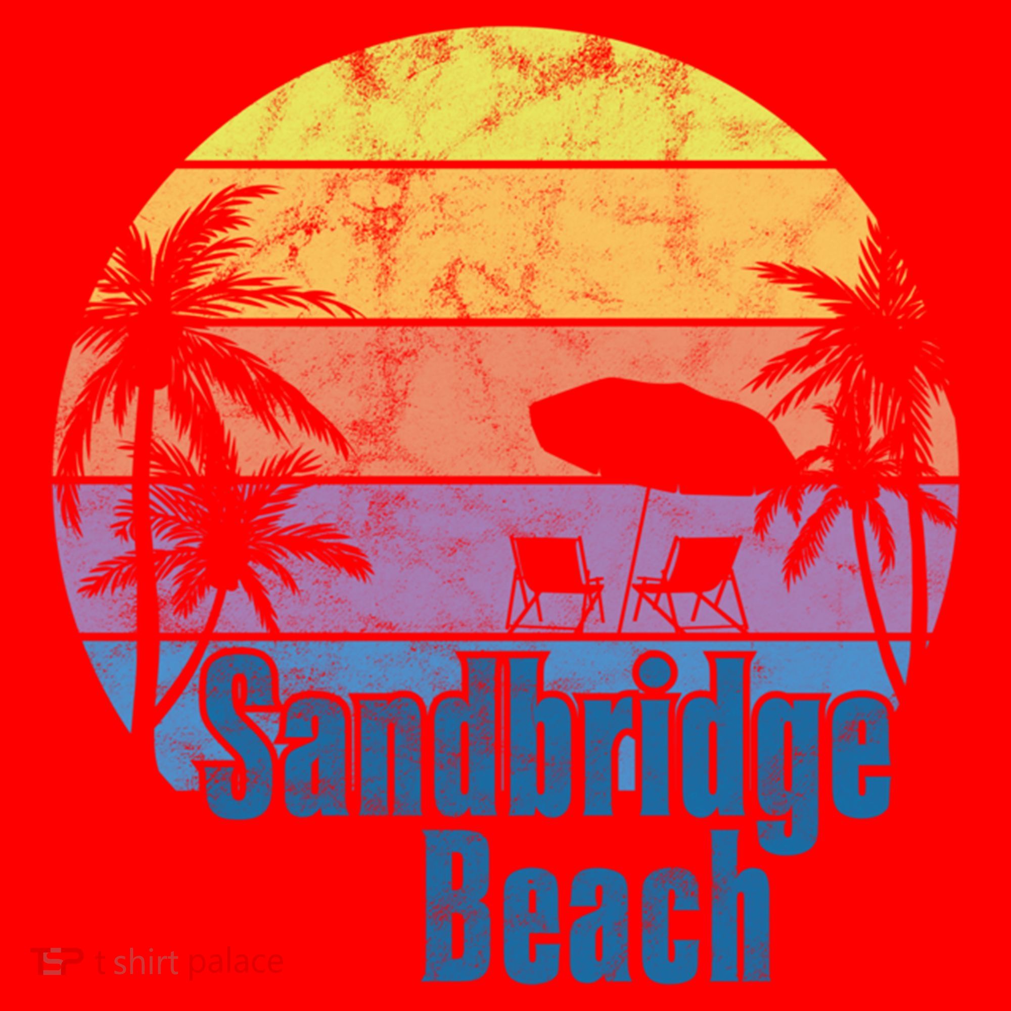 Sandbridge Virginia Beach Retro Sunset Family Beach Vacation Gift Santa Hat