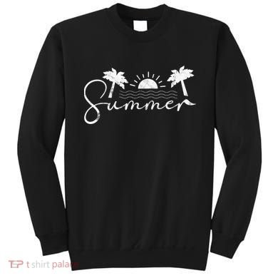 Summer Vintage Beach Sweatshirt