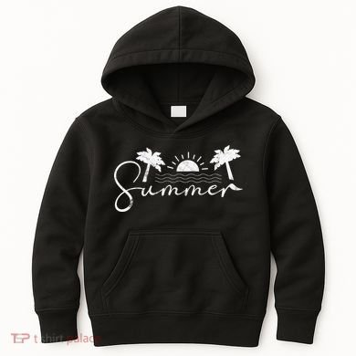 Summer Vintage Beach Kids Hoodie