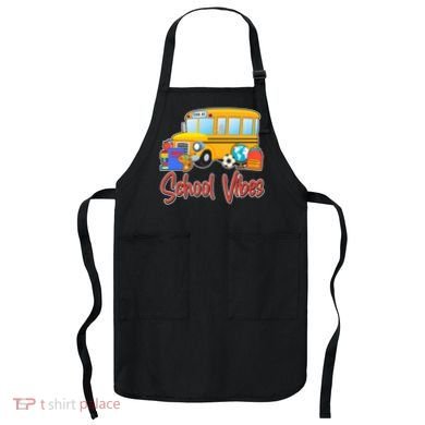 School Vibes Back to School Apron