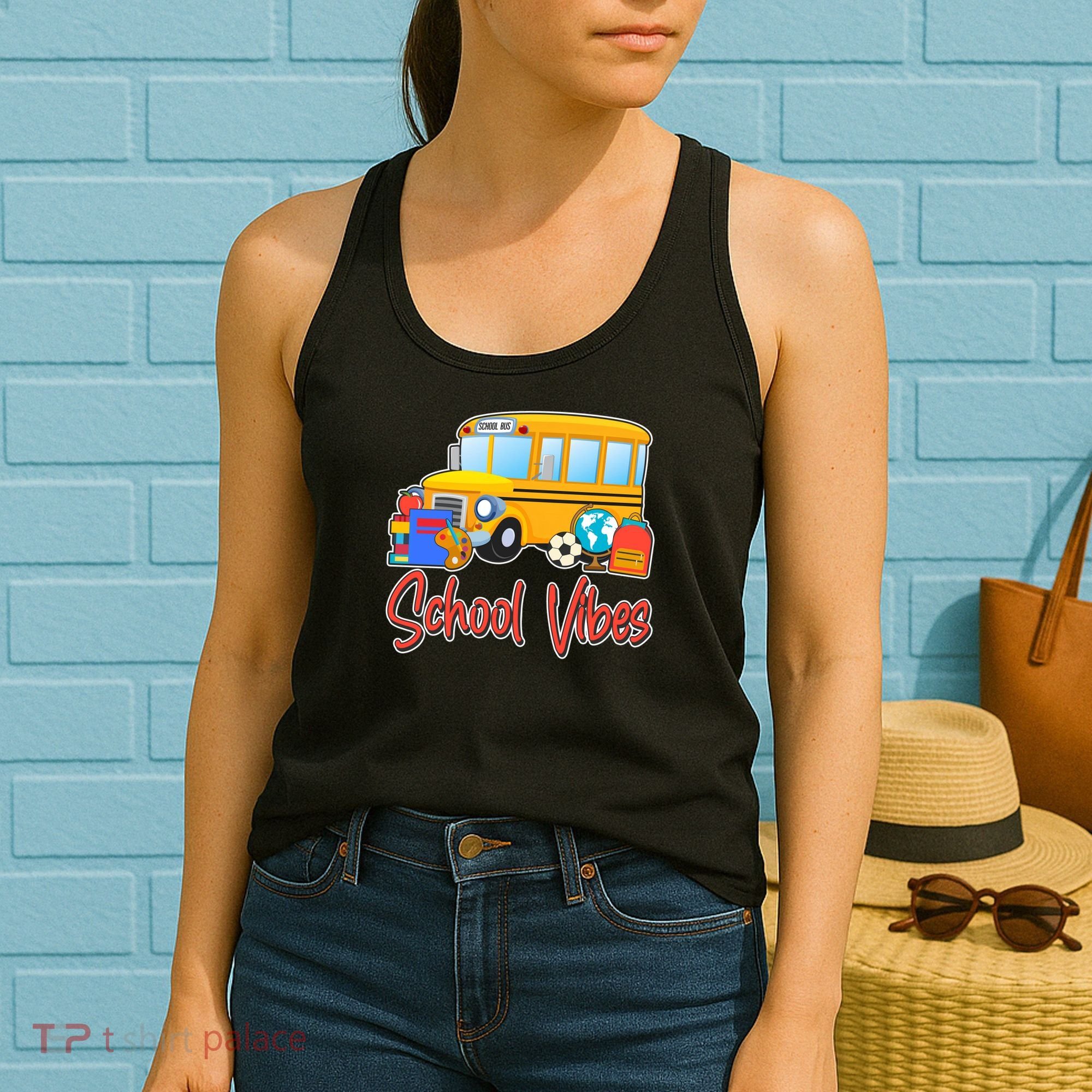 School Vibes Back to School Women's Tank Top