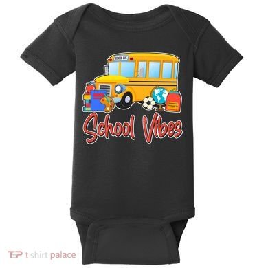 School Vibes Back to School Baby Bodysuit