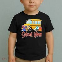 School Vibes Back to School Toddler T-Shirt thumb 2