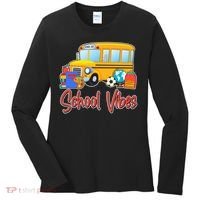School Vibes Back to School Women's Long Sleeve Shirt thumb 0